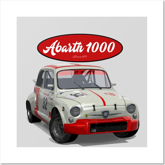 ABARTH 1000 32 Wall Art by PjesusArt